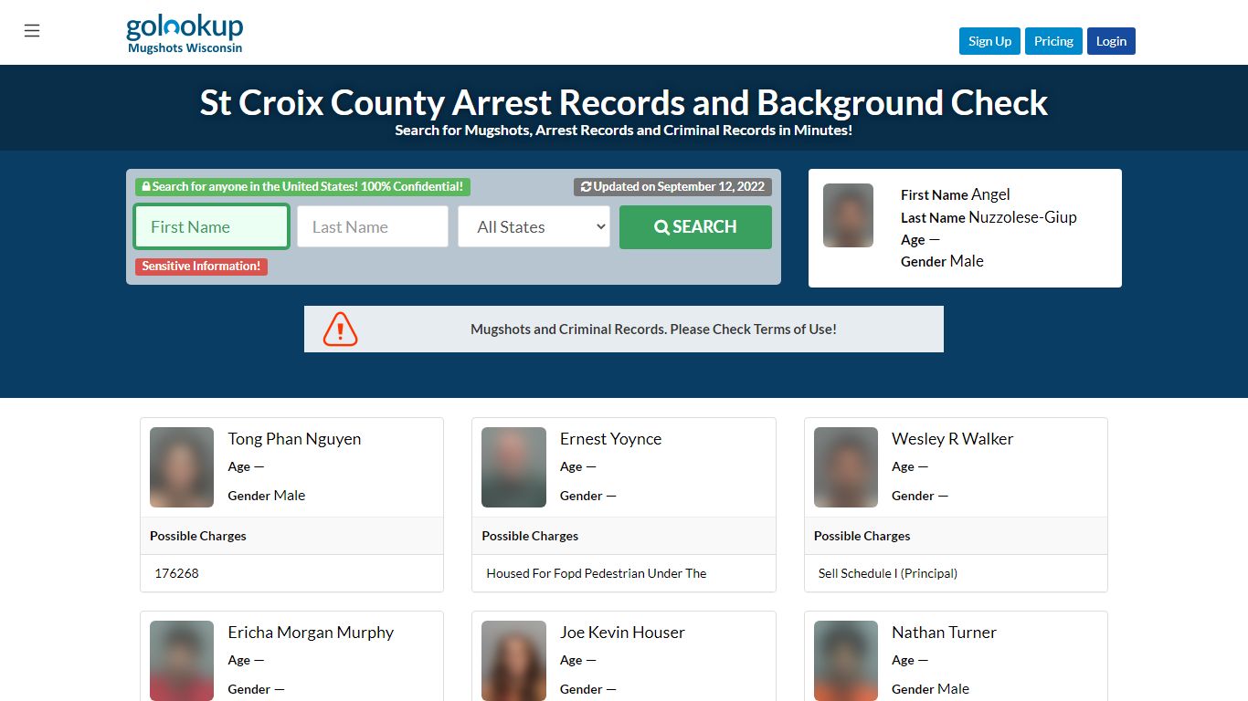 St Croix County Mugshots, St Croix County Arrest Records